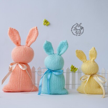 Three Easter Waldorf Bunny