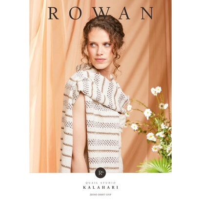 Kalahari Scarf in Rowan Cotton Cashmere - PDF