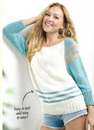 Striped Border Jumper