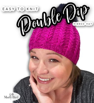 Double Dip Knit Ribbed Hat