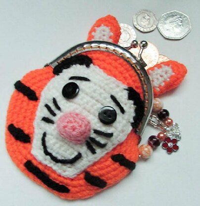 Tiger Animal Coin Purse