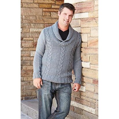 Parkside Men's Sweater - knitting pattern