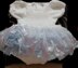 Baby Knitting Pattern Lacy Lacy Dress and Shoes 0-3mths