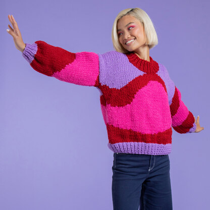 Paintbox Yarns Everyday Surrealist Sweater PDF (Free)