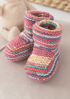 Bootees, Shoes and Boots in Sirdar Snuggly Baby Crofter DK - 1483 - Downloadable PDF