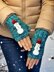 Snowman Fingerless Gloves