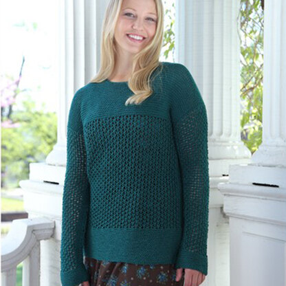 Valley Yarns 531 Vetiver Lace Pullover