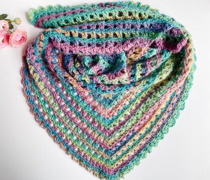 Candy Kisses Triangle Scarf