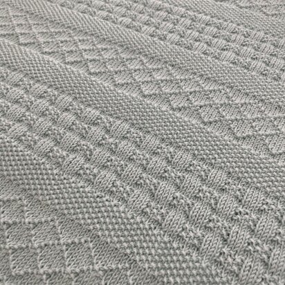 Diamond Joy Baby Blanket - knitting pattern