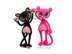 2in1: Pink Panther + Cat Lucienne + Eyes crochet pattern (PDF + 8 videos)