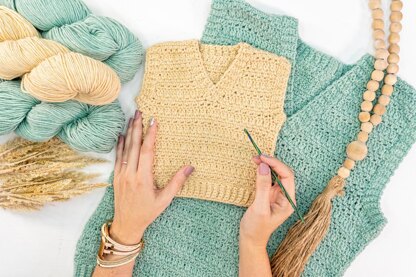 Heatherly Crochet Vest