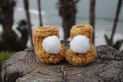 Felted Baby Bootie