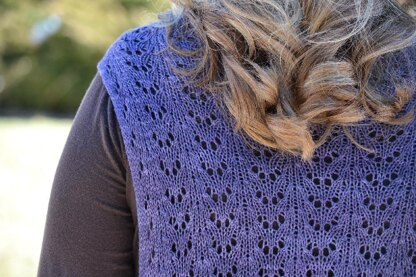 Violet Knit Duster Pattern by Marly Bird