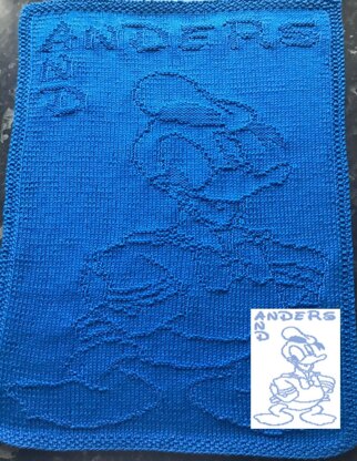 Nr. 604 Donald Duck guest towel