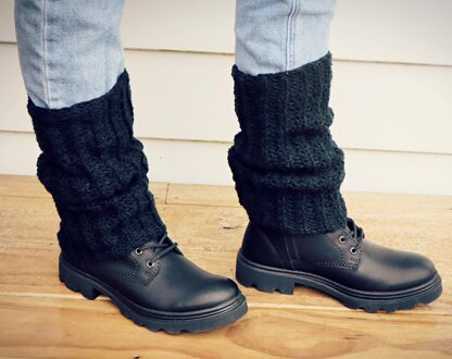 Jet Set Cowl and Leg Warmers