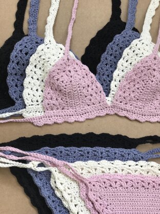 Lace Bikini Bralette Set
