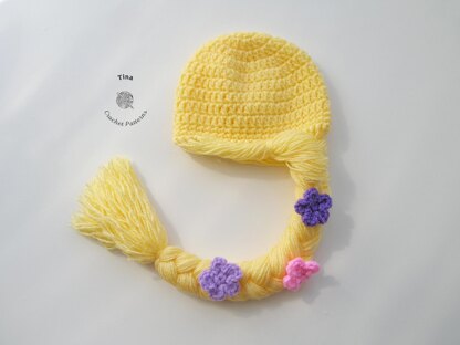 Princess Rapunzel Wig Hat