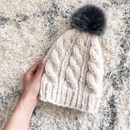 Bulky Spruce Cable Beanie