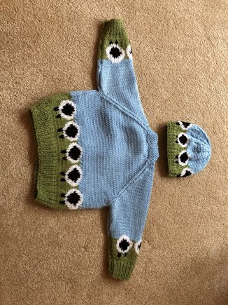 Sheep cardigan #4
