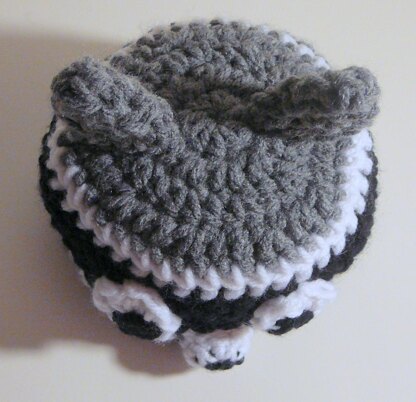 Raccoon Hat - Newborn to Adult