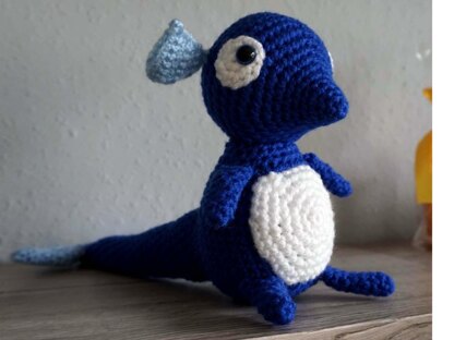 Amigurumi Häkelanleitung für den Seedrachen Luca ♥