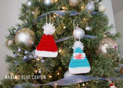 Santa Hat Gift Card Holder Ornament