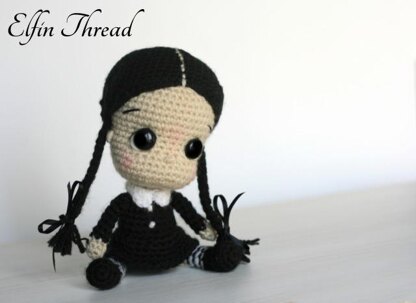 Wednesday Addams Chibi Doll