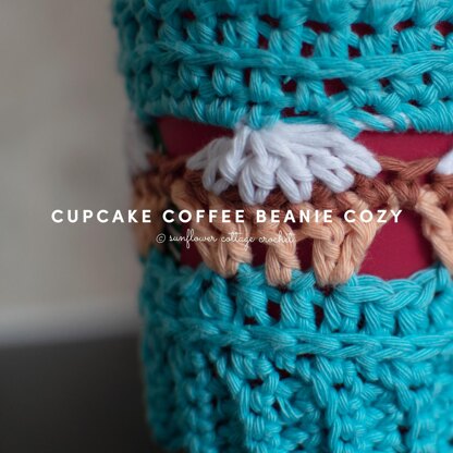 Cupcake Coffee Beanie Cozy