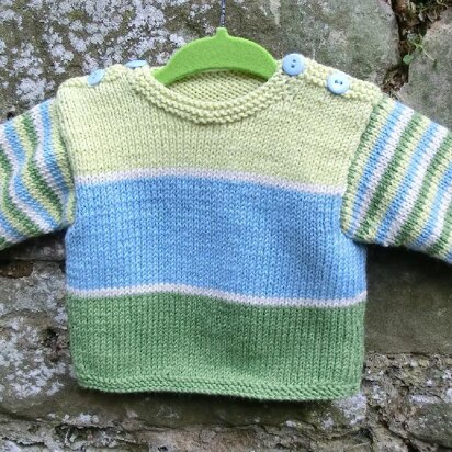 Stripy Baby Sweater