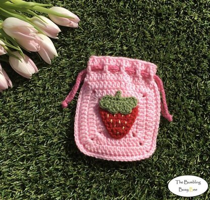 STRAWBERRY TOTE BAG and Pouch