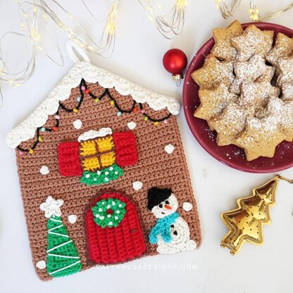 Gingerbread House Potholder