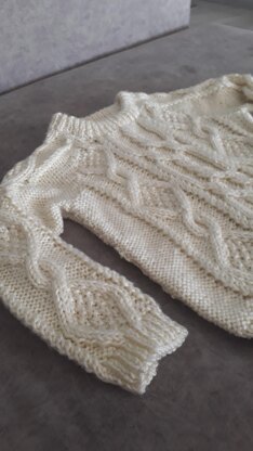 Childs Aran Sweater