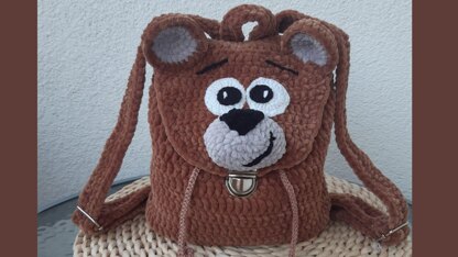 Bear Backpack Crochet Pattern