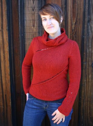 Traveling Eyelet Sweater