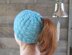 Basketweave Ponytail Hat