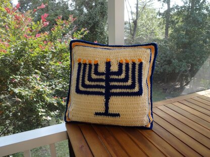 Ugly Menorah Sweater DIY Cross Stitch Ornament Kit