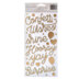 Pink Paislee Thickers Confetti Wishes Phrase (65 Piece)