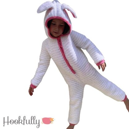 Bunny kids onesie pyjamas