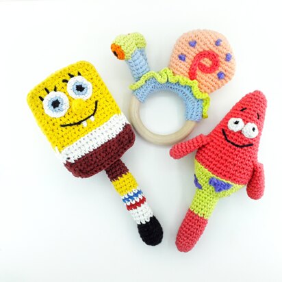 Set Rattles  Spongebob and Friends