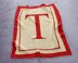 C2C Crochet Pattern Initial Letter T Blanket Baby Shower Stroller Name Throw