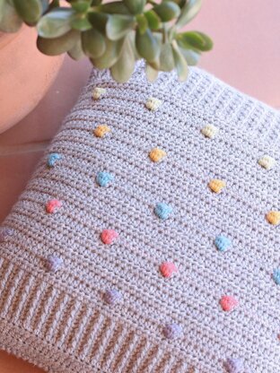 Colored bobbles pillow