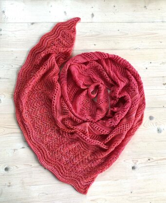 Coral Cove Shawl