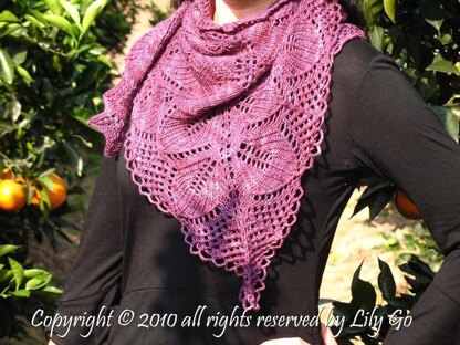 Poison Ivy Shawl.
