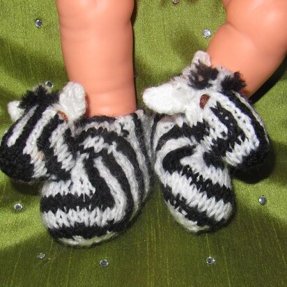 Baby Zebra Boots