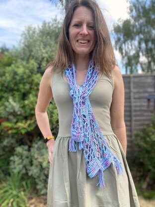 Ocean Coral Scarf