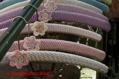 Knitted hanger covers by VA