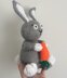 Bunny rabbit  plushie toy amigurumi