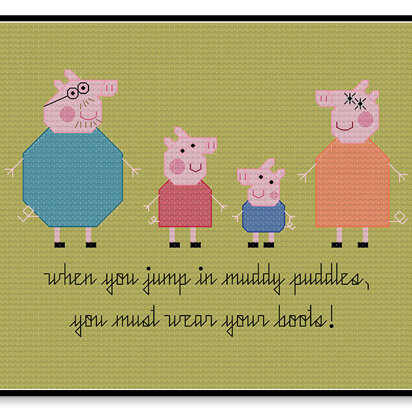 Peppa Pig - PDF Cross Stitch Pattern