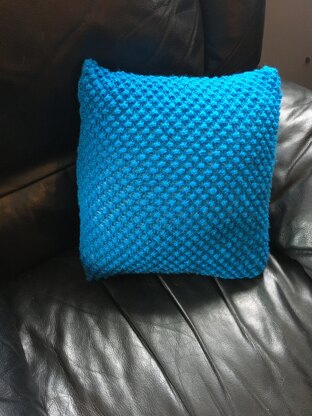 Pebble Pop Knit Pillow in Caron One Pound - Downloadable PDF