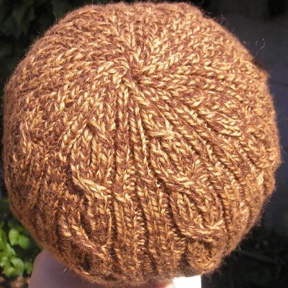 Easy Open Cabled Worsted Hat